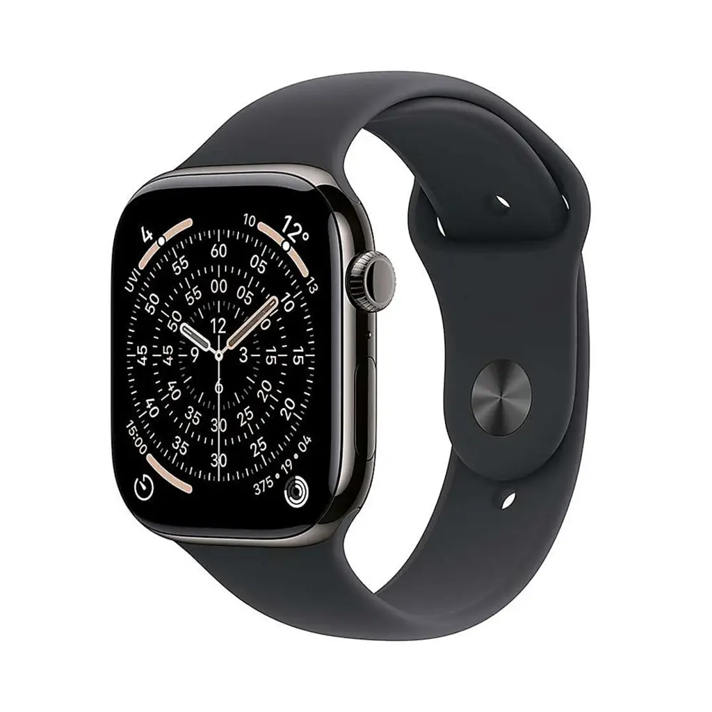 Apple Watch 11 Cellular 42mm Slate Titanium - Black Sport Band - S/M - EU