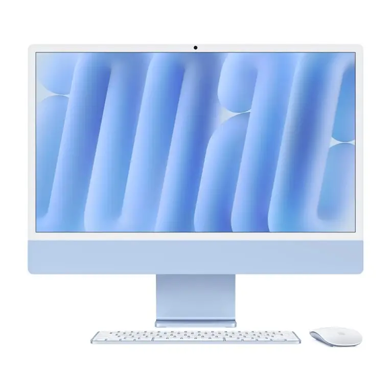 Apple iMac 24 M4 16Gb Ram - 1TB SSD - 10-Cpu 10-Gpu 4.5K CTO 1Gbps Nanotexture - Blue - Italia